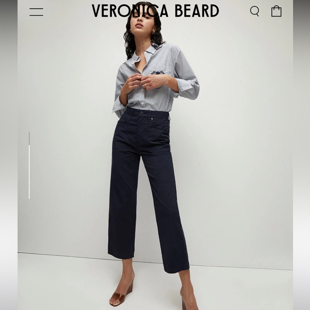 Veronica Beard Crosbie Wide-Leg Jeans